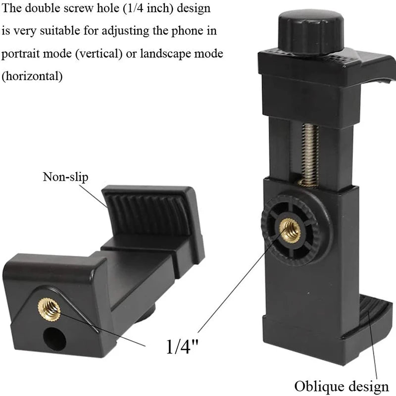 Head Strap Mount Cell Phone with Mobile Phone Clip Holder for Iphone Xiaomi Huawei Samsung for POV and Vlog