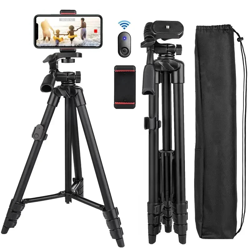 Camera Tripod Stand Professional Video for Phone Xiaomi HUAWEI Iphone Gopro Selfie Remote Control Extendable Photography