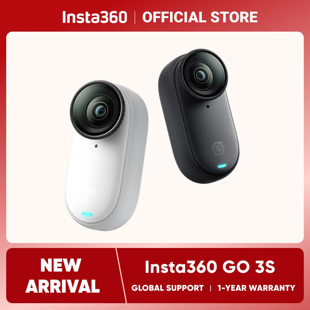 GO 3S – 4K Tiny Camera, Portable and Versatile, Hands-Free, POV, Mount Anywhere, Stabilization