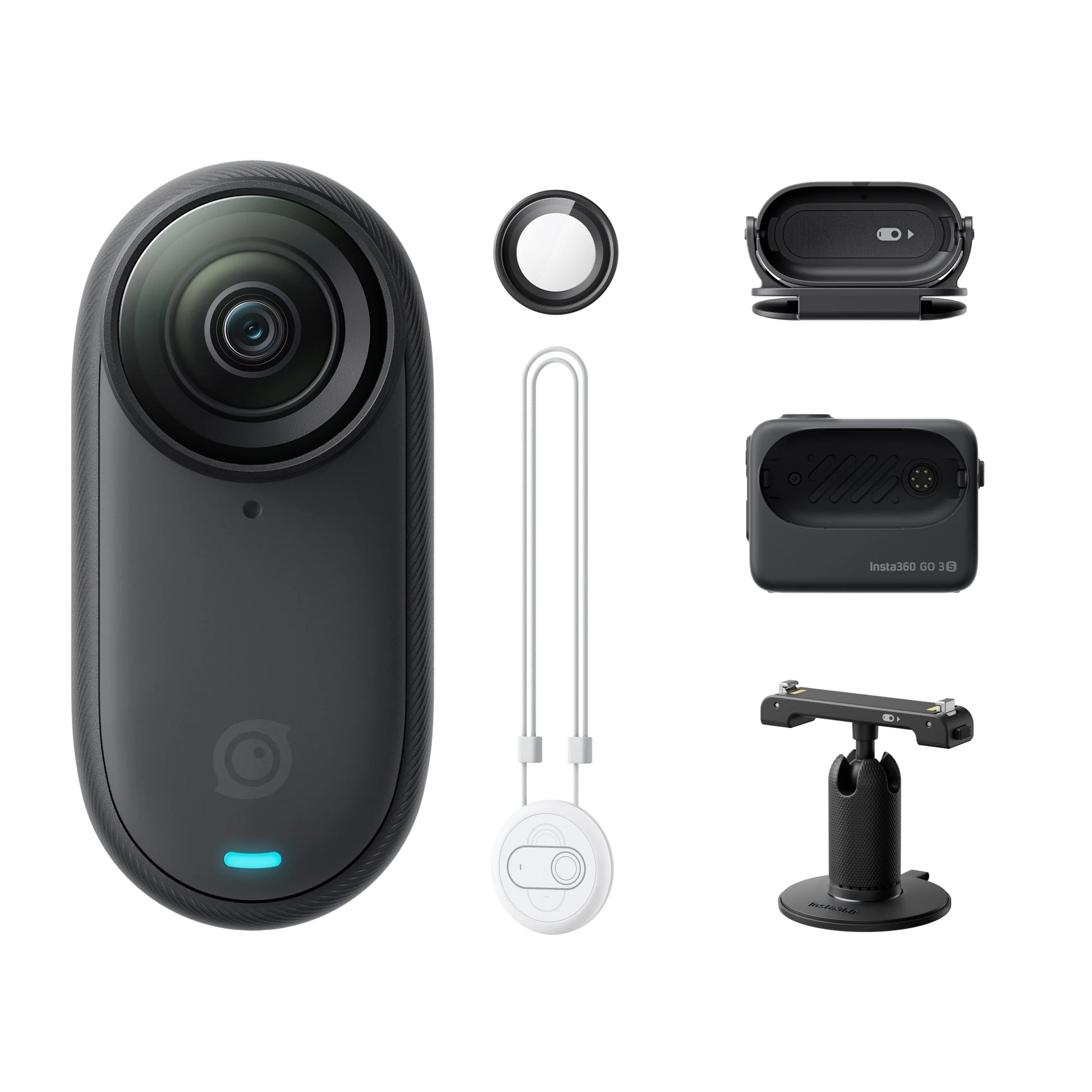 GO 3S – 4K Tiny Camera, Portable and Versatile, Hands-Free, POV, Mount Anywhere, Stabilization