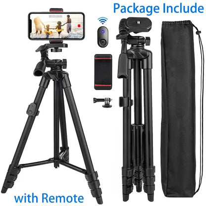 Camera Tripod Stand Professional Video for Phone Xiaomi HUAWEI Iphone Gopro Selfie Remote Control Extendable Photography