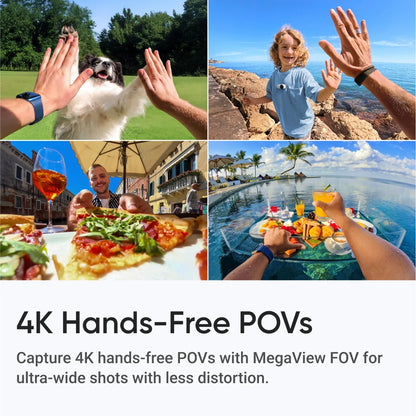 GO 3S – 4K Tiny Camera, Portable and Versatile, Hands-Free, POV, Mount Anywhere, Stabilization