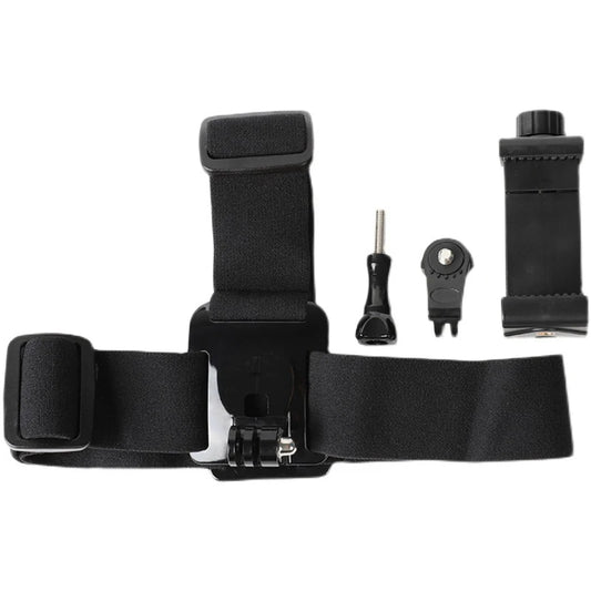 Head Strap Mount Cell Phone with Mobile Phone Clip Holder for Iphone Xiaomi Huawei Samsung for POV and Vlog
