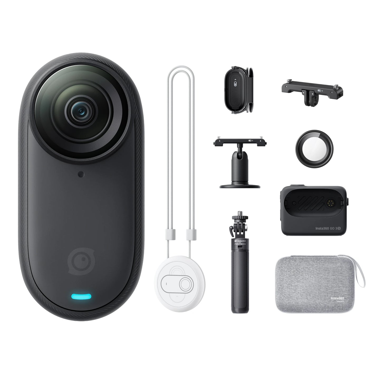 GO 3S – 4K Tiny Camera, Portable and Versatile, Hands-Free, POV, Mount Anywhere, Stabilization