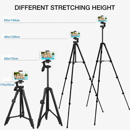 Camera Tripod Stand Professional Video for Phone Xiaomi HUAWEI Iphone Gopro Selfie Remote Control Extendable Photography
